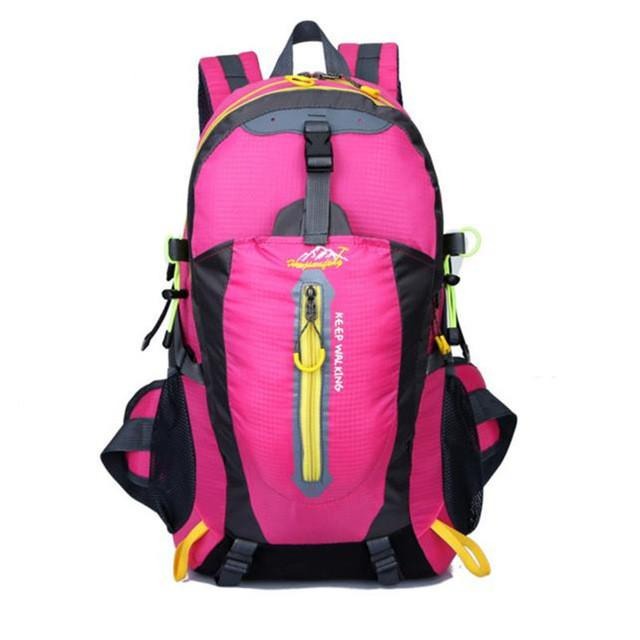 HU WAI JIAN FENG 40L Waterproof Nylon Backpack B1#W21