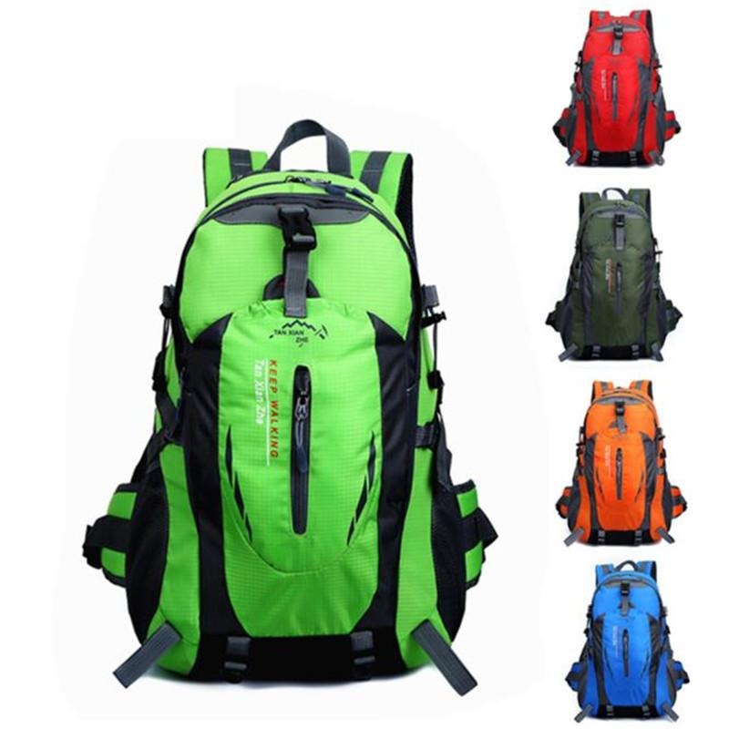HU WAI JIAN FENG 40L Waterproof Nylon Backpack F1#W21
