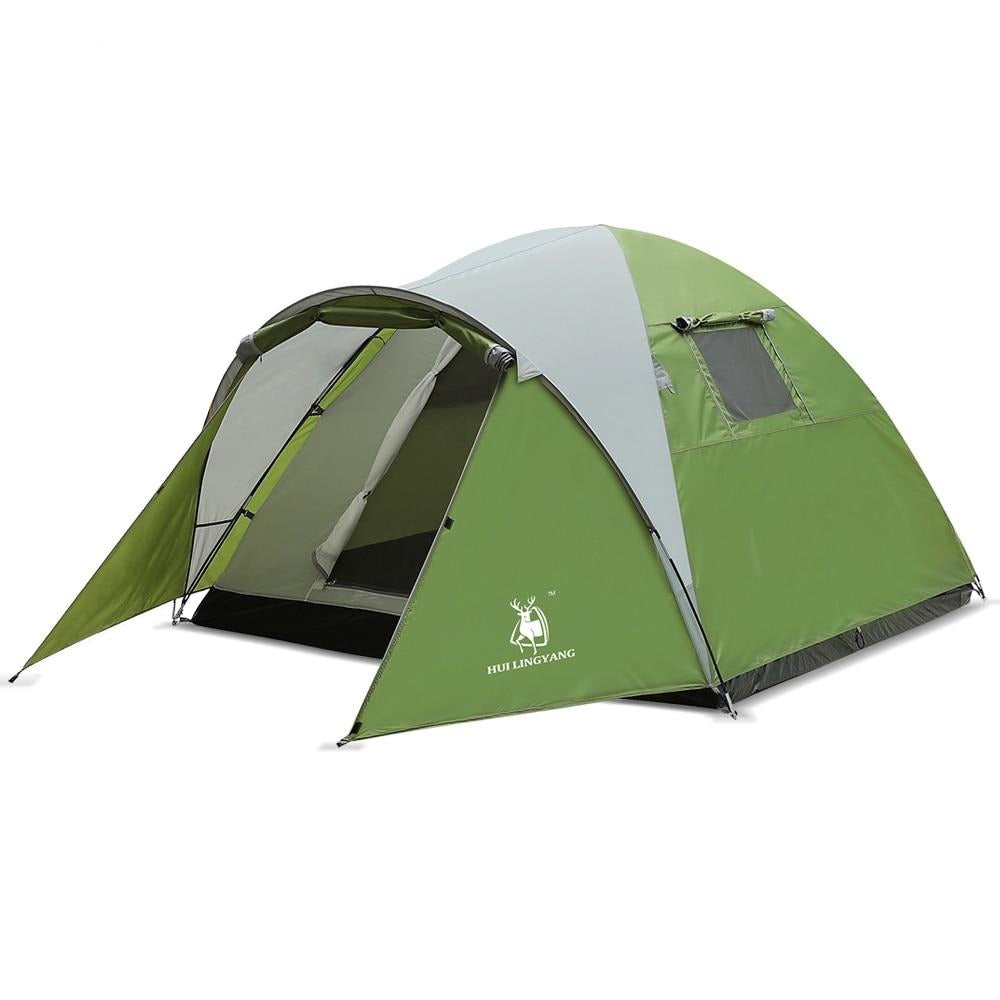 HUI LINGYANG 3-4 Persons Ultralight Double Layer Tent