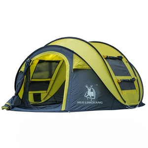 HUI LINGYANG 3-4 Persons Waterproof Pop-up Tent